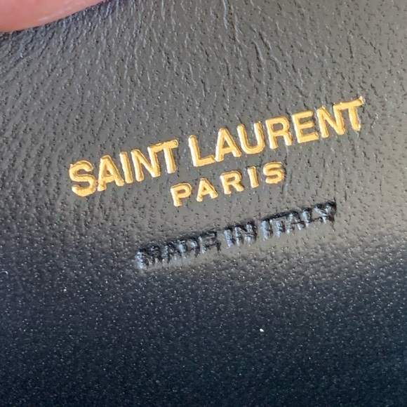 Saint Laurent SLP Patent Leather Frame Clutch Bag - Picture 14 of 16